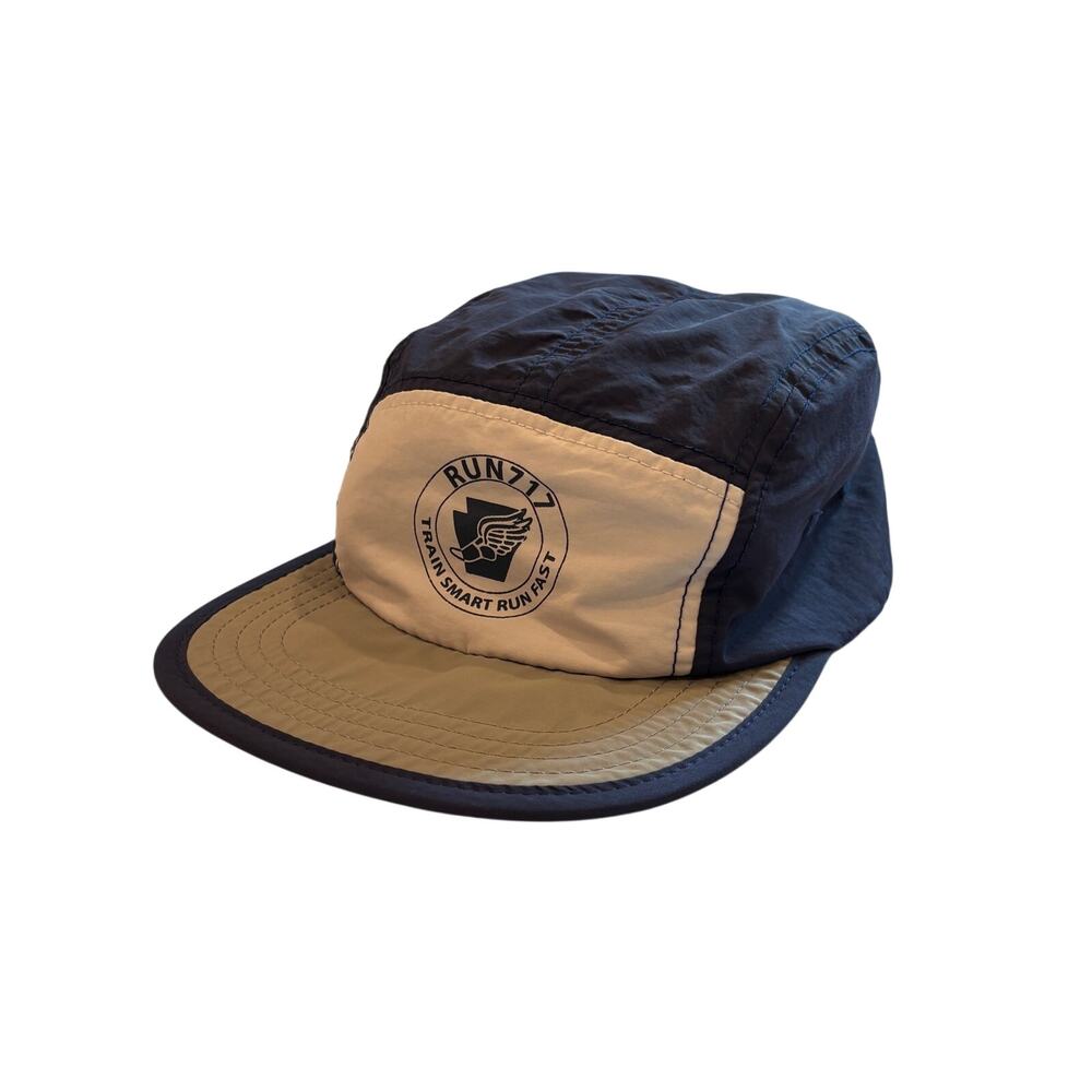 Territory Run Co Hat Running Hat Unisex 5 Panel Lightweight Blue